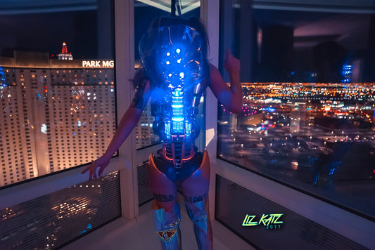 Go Enjoy the View Cyberpunk Inspired Autographed Print