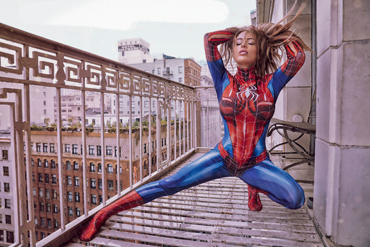 A Pretty Spider on the Balcony Autographed Cosplay Print